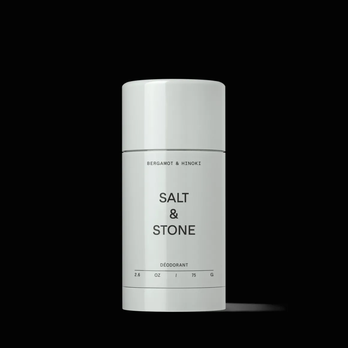 Bergamot & Hinoki 75g. deodorant van Salt & Stone