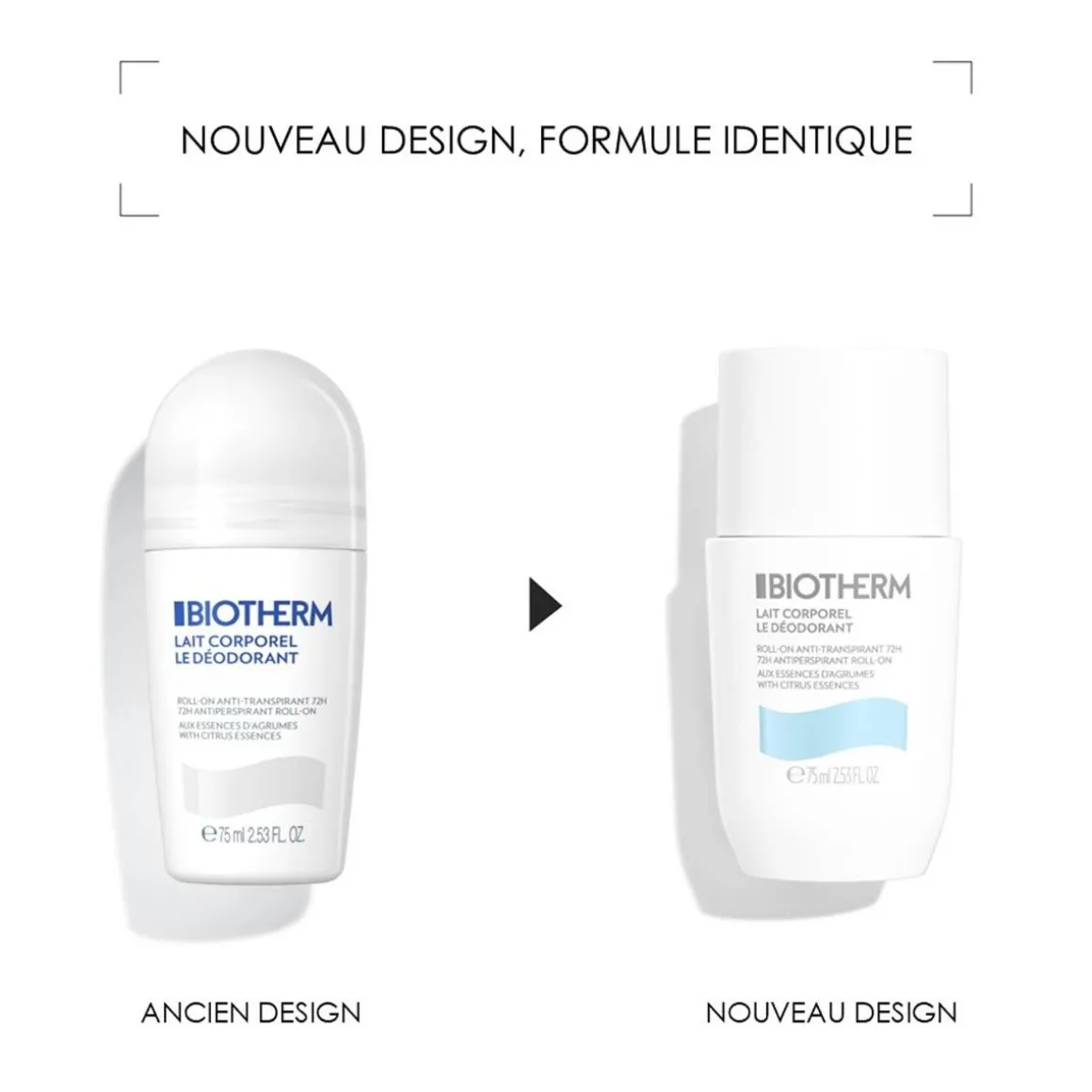 Biotherm Lait Corporel Deodorant Rollon