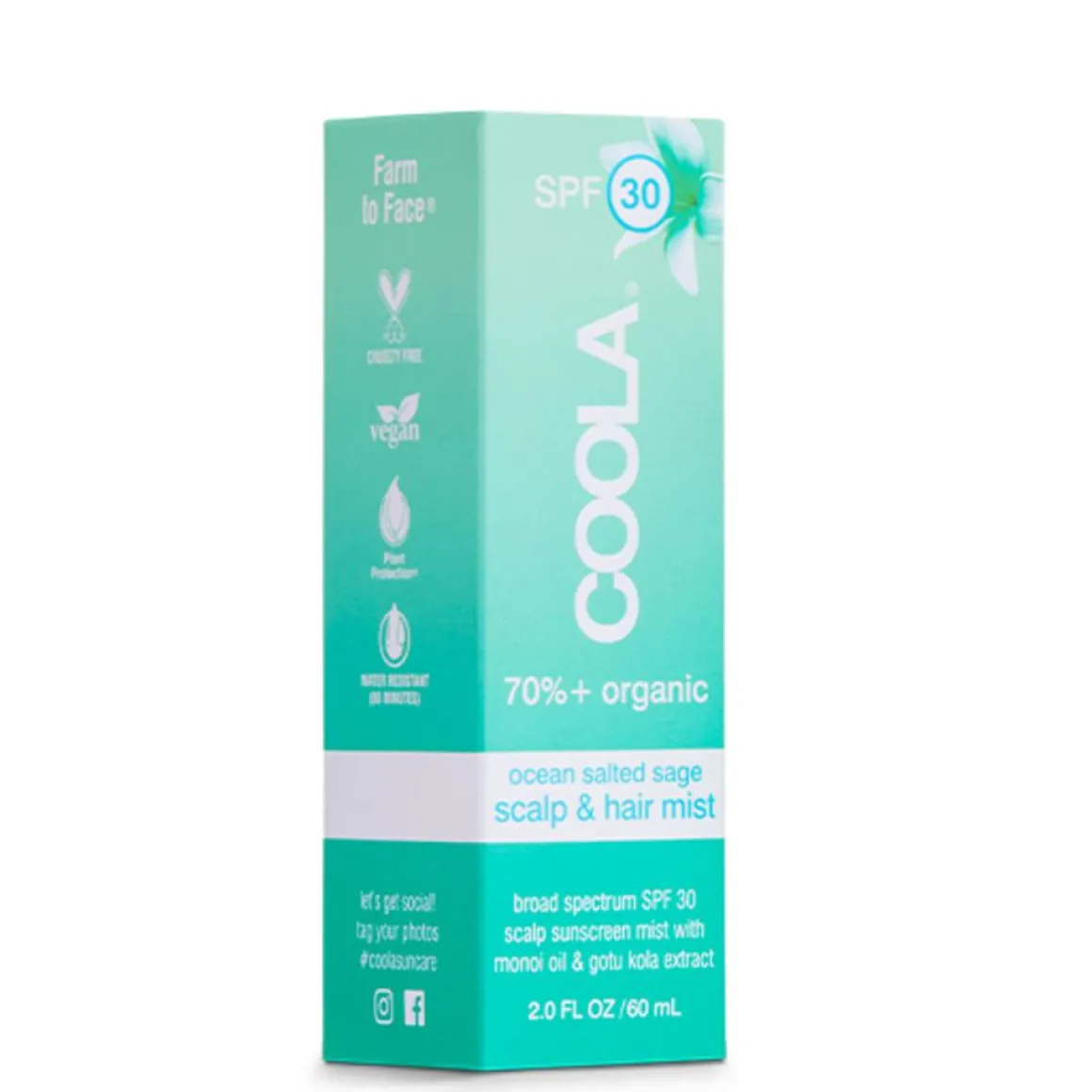 Coola Classic 30 Organic Scalp & Hair Mist
