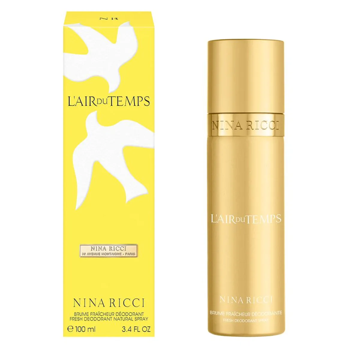 L'Air du Temps 100 ml deodorant van Nina Ricci
