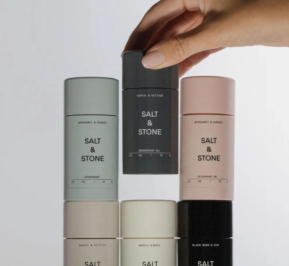 Santal & Vetiver 75g. deodorant van Salt & Stone